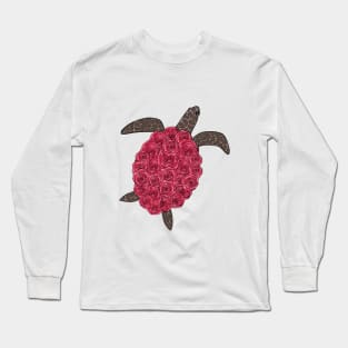turtle lover gift,save a turtle,save the turtles,pink rose Long Sleeve T-Shirt